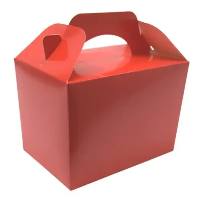 Lotus x Children/Kids Plain Coloured Party Boxes Carry Food Meal Fun Picnic Birthday Wedding Fav