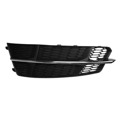 Left Front Lower Bumper Fog Light Grille Grill Cover Gloss Black for- A6 C7 S6 4G0807681AN