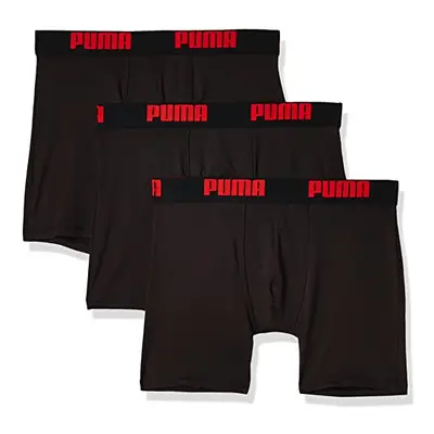 PUMA Men's Pack Boxer Brief Black Small