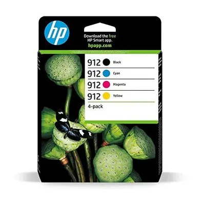 HP 6ZC74AE Original Ink Cartridges, Black/Cyan/Magenta/Yellow, Multipack