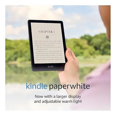 Kindle Paperwhite GB, now with a 6.8" display and adjustable warm light With ads Black