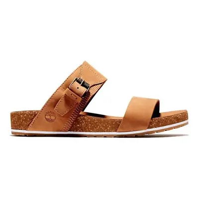 Timberland Womens Malibu Waves Slide Sandals Flip Flops - Rust Nubuck