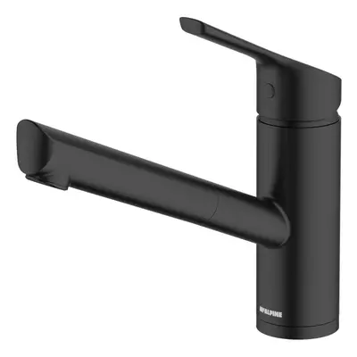 McAlpine Nethy Top Lever Pullout Basin Mixer Tap - Matte Black