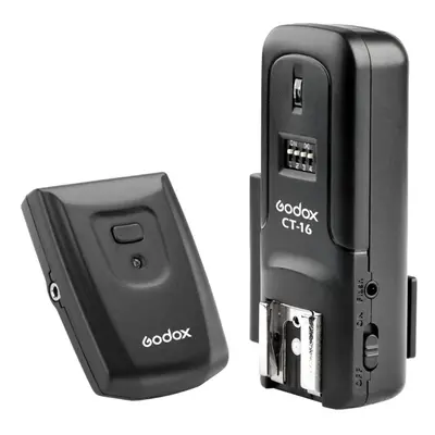 Godox CT-16 Flash Trigger Transmitter + Receiver Set (Black)