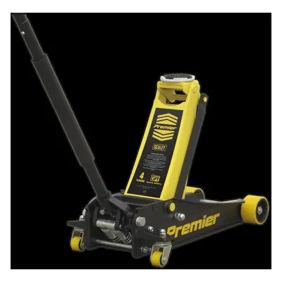 Trolley Jack Tonne Low Profile Rocket Lift Yellow