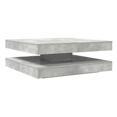 (concrete grey, x x 34.5 cm) vidaXL Coffee Table 360-Degree Rotatable Hallway End Table Tea Side