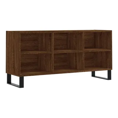 vidaXL TV Cabinet TV Unit Media Cabinet TV Stand Brown Oak Engineered Wood