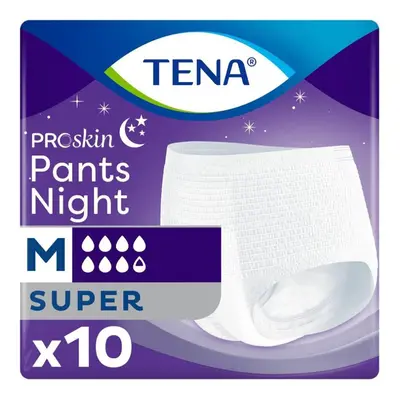 TENA Pants Night Super Medium (2100ml) Pack Incontinence Protection