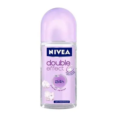 Nivea Double Effect Deodorant Roll-On, 1.7 Fluid Ounce