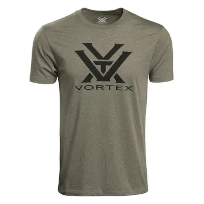 Vortex Optics Logo Short Sleeve T-Shirts (Military Heather Large)