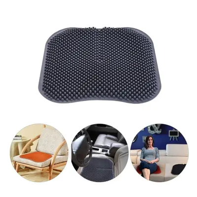 (Grey) 16.5 inch Silica Gel Car Seat Cushion