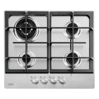 Belling GHU603CI Stainless Steel Burner Gas Hob