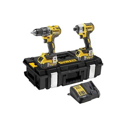 DeWalt DCK266P2-GB XR Brushless Twin Pack Volt x 5.0Ah Li-Ion