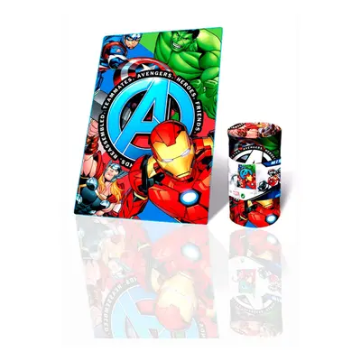 Avengers Kids Blanket Marvel Hulk Thor Iron Man Blanket Official Licenced