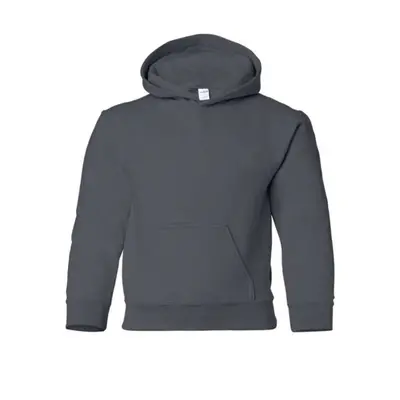 Gildan Heavy Blend Youth Hooded Sweatshirt - Charcoal