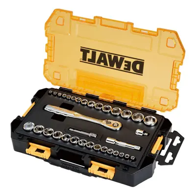 DEWALT Mechanics Socket Tool Kit Piece Stackable Carry Case