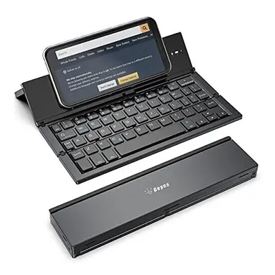 Geyes Foldable Bluetooth Keyboard,Portable Folding Wireless USB RechargeableÂ