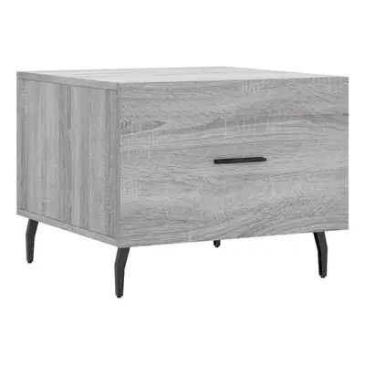 (grey sonoma) vidaXL Coffee Table Side Table Sofa Couch Tea Table Black Engineered Wood