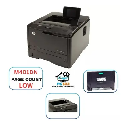 Hp LaserJet M401dn Duplex Mono Printer Toner Not included Low Page