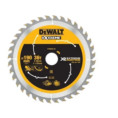 DeWalt DT99563-QZ Xtreme Runtime FlexVolt Circular Saw Blade 190mm x 30mm 36T