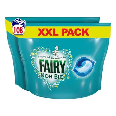 FAIRY Non-Bio PODS Washing Liquid Laundry Detergent Tablets/Capsules Huggably Soft for Sensitive