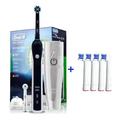 Oral B 3D Smart Electric Toothbrush Pro4000 Pressure Sensor Timer Long Lasting Battery Tooth Bru