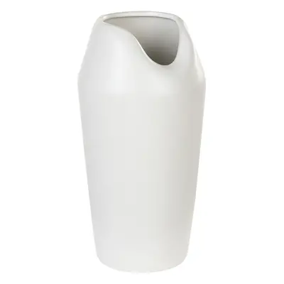 Decorative Vase APAMEA Ceramic White