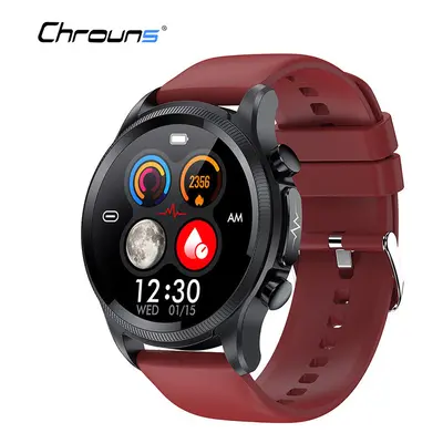 Chronus Smart Watch, With Blood Sugar & Heart Rate & Blood Pressure & Blood Oxygen Monitor, Wate