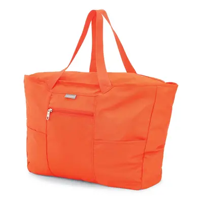 Foldaway Packable Tote Sling Bag, Orange Tiger, 15.35x12.59x5.9 inches, Foldaway Packable Tote S