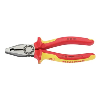 Knipex 08 180UKSBE VDE Fully Insulated Combination Pliers (180mm)