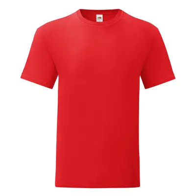 (3XL, Red) Fruit Of The Loom Mens Iconic T-Shirt (Pack Of 5)