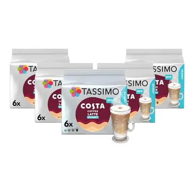 Costa Skinny Latte Coffee Pods (Pack of 5, Total Pods, Servings)