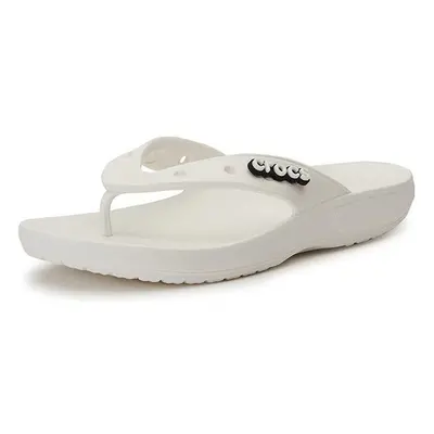 Crocs 207713-100-M8W10 Classic Flip-Flop Sandal - White - Size Men & Women