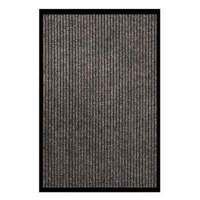 vidaXL Doormat Striped Beige 80x120 cm Home Floor Decorative Welcome Mat Rug