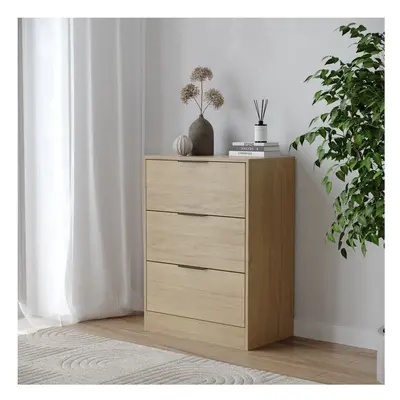 (60cm Oak ) 60/80cm Chest of Drawers Compact Storage Bedside Cabinet Furniture