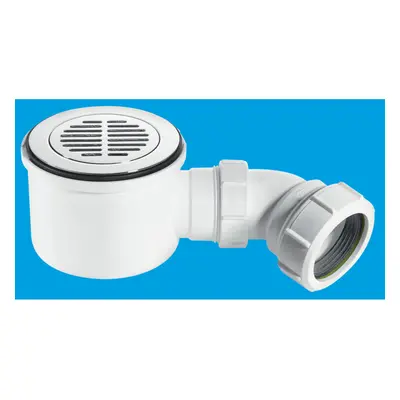 McAlpine ST90CPB-S-HP 90mm x 50mm Water Seal Shower Trap with 2" Universal Outlet High-Flow High