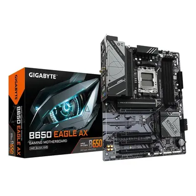 Gigabyte B650 EAGLE AX Motherboard - Supports AMD Ryzen CPUs, 12+2+2 Phases Digital VRM, up to 7