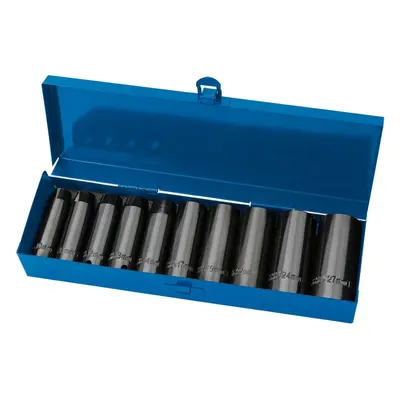 Draper Expert Hi-Torq Metric Socket Set, 1/2" Square Drive, Pieces