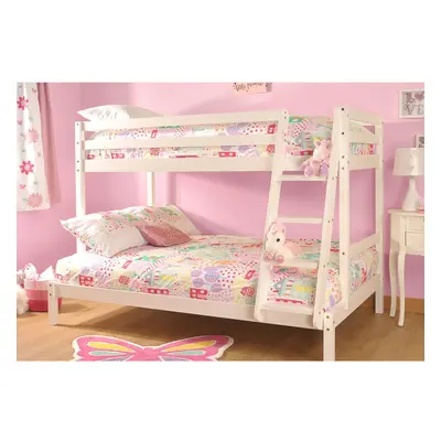 (White) Bexley Wooden Triple Bunk Bed