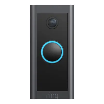 Ring - Wi-Fi Video Doorbell - Wired - Black