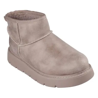 (8 UK, Taupe) Skechers Womens/Ladies Keepsakes Lite Snow Bird Leather Ankle Boots