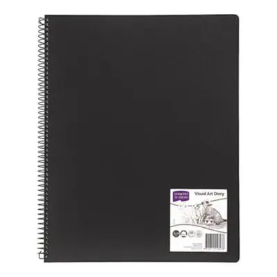 Derwent Black Portrait Visual Art Diary 120pg (11x14in)