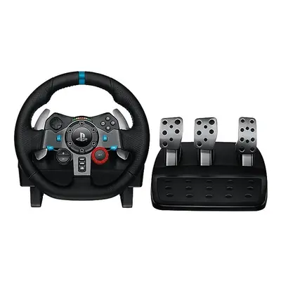 Logitech G29 Driving Force Racing Wheel and Floor Customisable Pedals for PS5, Video game PS4 an