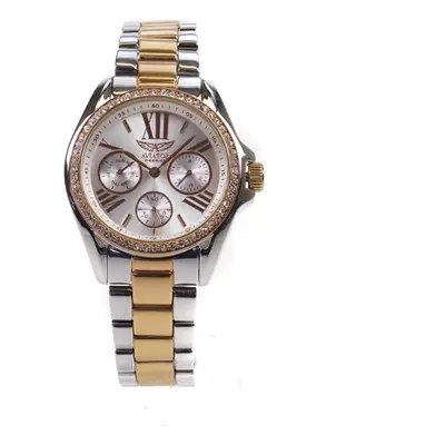 Aviator Rose Gold & Steel Ladies Watch AVX5701L28 With Straps