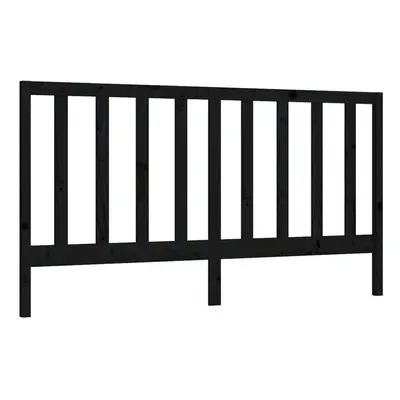 (black, x x cm) vidaXL Solid Wood Pine Bed Headboard Home Wooden Furniture Multi Colours/Sizes