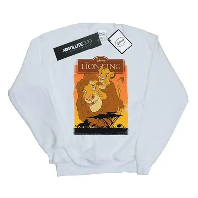 (XXL, White) Disney Mens The Lion King Simba And Mufasa Sweatshirt