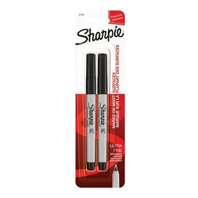 Sharpie Ultra Fine Permanent Marker 0.3mm 2pcs (Black)