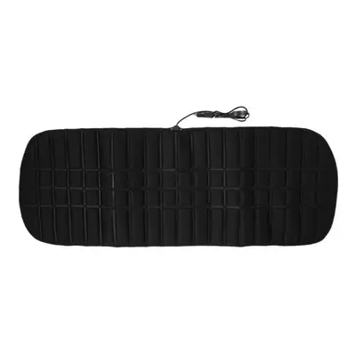 (Black) Car Rear Row Heating Seat Cushion Winter Heater 12V