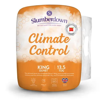 (13.5 Tog, King) Slumberdown Climate Control Duvet UK Made