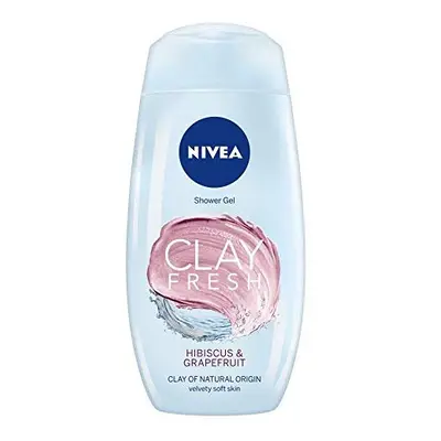 NIVEA Clay Fresh Hibiscus & Grapefruit Shower Gel, ml